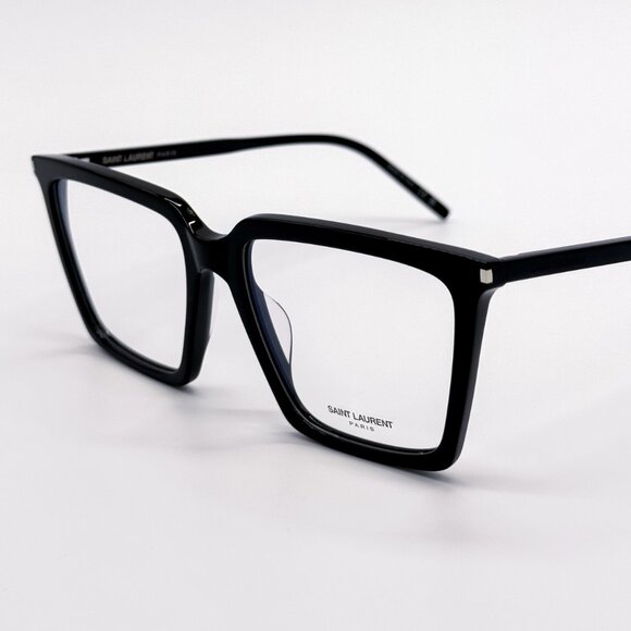 NEW SAINT LAURENT SL474 OPT 001 BLACK WOMEN EYEGLASSES SAINT LAURENT - Picture 6 of 11